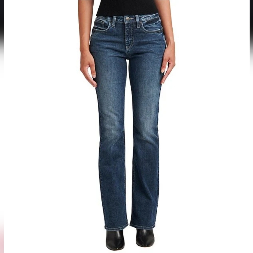 NEW Silver High Rise Boot Cut Women's Jeans